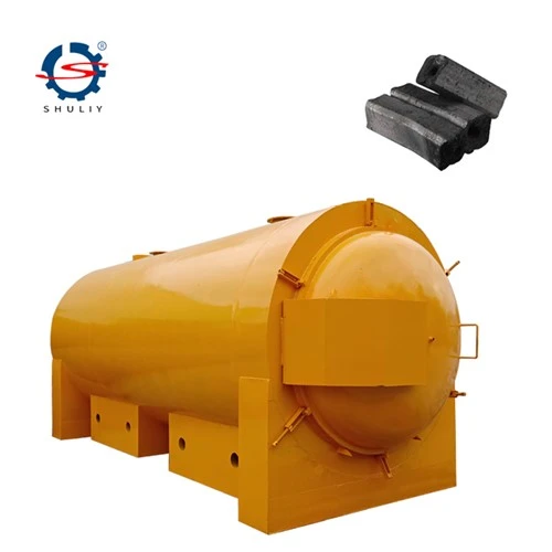 Lò đốt than hóa nằm ngang